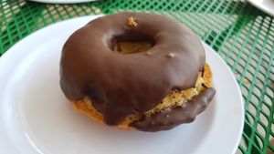 Chocolate donut at Erin McKenna's Bakery in Los Angeles
