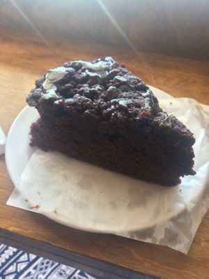 chocolate agave slice at Erin McKenna's Bakery in Los Angeles