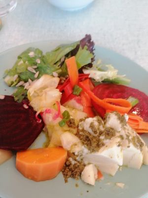 Carpaccio de légumes at Le Jardin in Biarritz