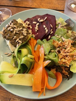 Homemade “Mozzarella”   at Le Jardin in Biarritz