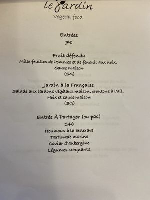   at Le Jardin in Biarritz