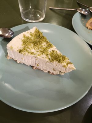 Chefs cake citron vert at Le Jardin in Biarritz