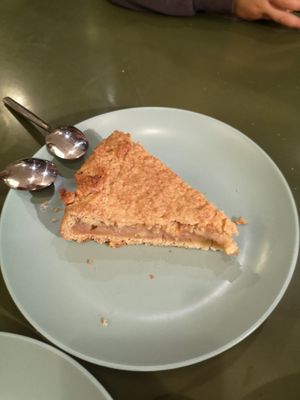 Gâteau basque at Le Jardin in Biarritz