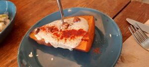 Roasted sweet potato at Le Jardin in Biarritz