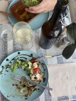 Leckerer Veganer Wein   at Le Jardin in Biarritz