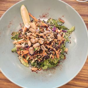 Rice pasta salad at Le Jardin in Biarritz