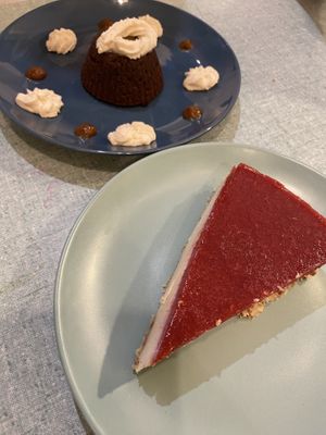 And a No-Cheesecake on 2nd visit!  at Le Jardin in Biarritz