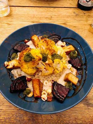 Baked cauliflower at Le Jardin in Biarritz