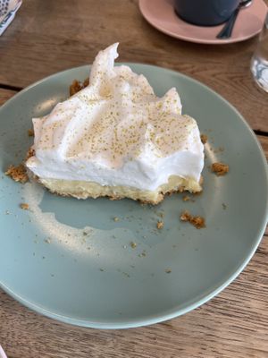 Lime pie  at Le Jardin in Biarritz