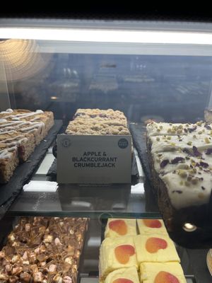 Apple & blackcurrant crumblejack  at The Park Café - Hazlehead Park in Aberdeen