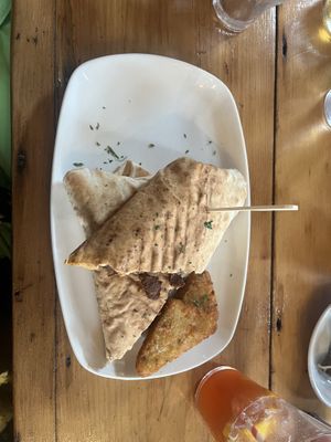 Vegan wrap  at The Butterfly Cabinet in Newcastle Upon Tyne