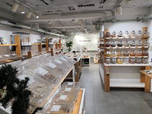 Inside at Yes Future Positive Supermarket in Barcelona