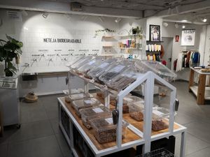 Inside at Yes Future Positive Supermarket in Barcelona