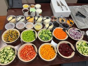 Custom Salad bar at Saladworks in Lincoln