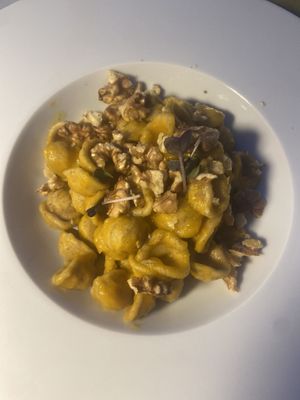 Orecchiette burnt grain   at Anima & Cuore in Galatina