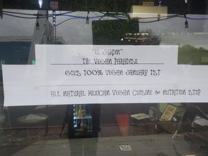 100% vegan! at El Jardin The Vegan Paradise in San Diego