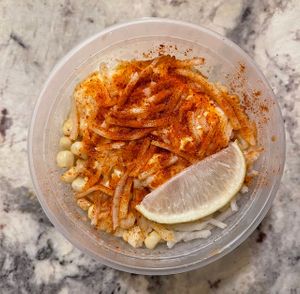 esquites  at El Jardin The Vegan Paradise in San Diego