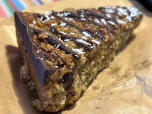 Choc & coconut flapjacks   at Sonny's Coffee & Kitchen at Pop Recs in Sunderland