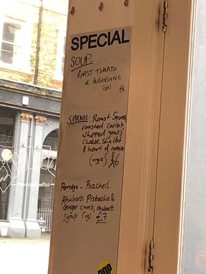 Specials Feb 2024  at Sonny's Coffee & Kitchen at Pop Recs in Sunderland
