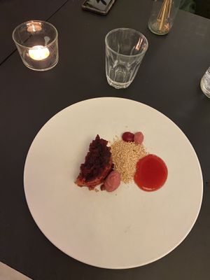 Dessert  at Francine in Brussels