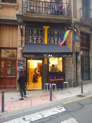 The bar at Topa in Bilbao