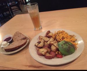 vegan tofu scramble at Seva in Detroit