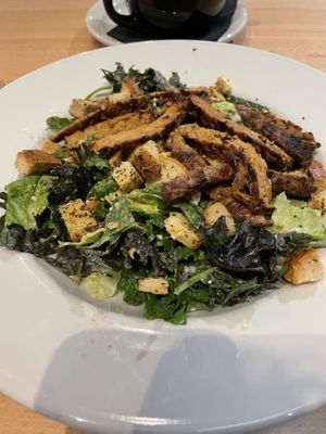 Tempeh Caesar salad at Seva in Detroit
