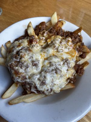 Chilli cheeze fries at Seva in Detroit