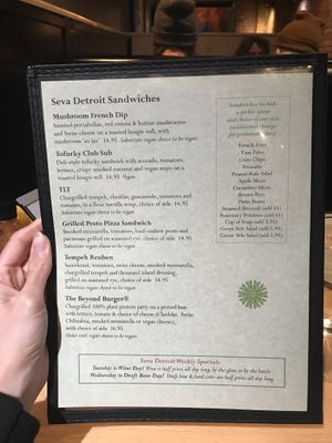 Sandwiches   at Seva in Detroit