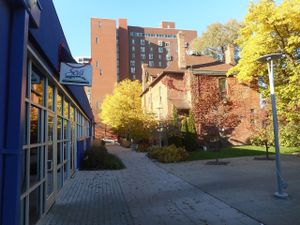 entrance at Seva in Detroit