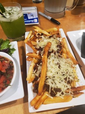 Chili Cheese Fries at Seva in Detroit