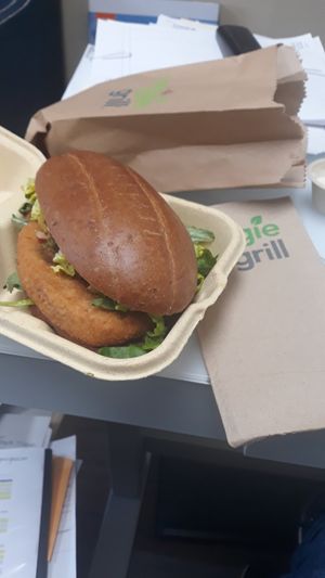 Crispy chiken at Veggie Grill by Next Level in Beaverton