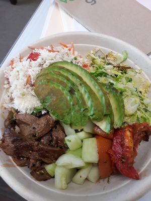 Beefless bowl at Veggie Grill by Next Level in Beaverton