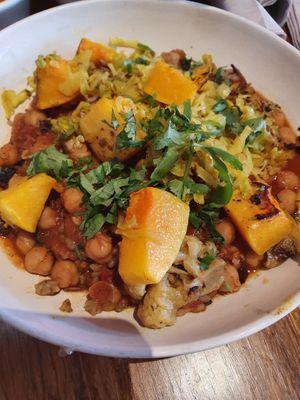 masala curry bowl  at Veggie Grill by Next Level in Beaverton