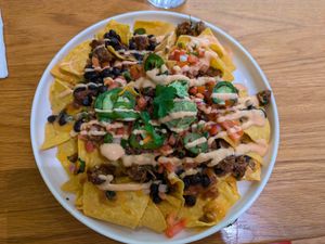 Nachos at Veggie Grill by Next Level in Beaverton