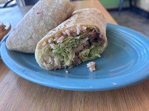 Steak burrito  at Next Level Veggie Grill in Beaverton