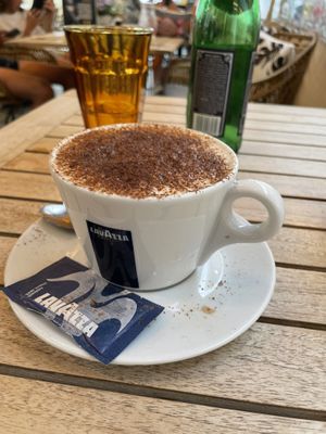 Soya cappuccino   at Bresca - San Antonio in Ibiza