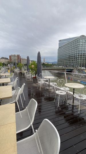 Terrace  at Motto am Fluss in Vienna