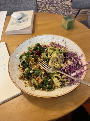   at Life Alive Organic Cafe in Cambridge