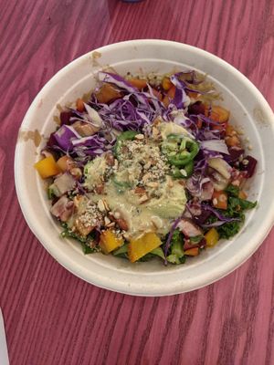 To go Buddha bowl  at Life Alive Organic Cafe in Cambridge