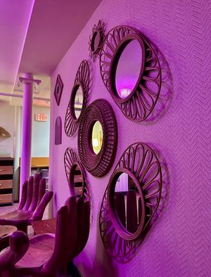 Downstairss  at Life Alive Organic Cafe in Cambridge