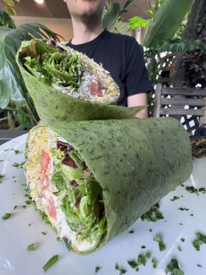 Tuna wrap   at PEACE PIES in Encinitas