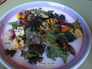 marinated veggie pizza at PEACE PIES in Encinitas