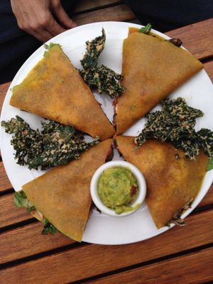 Quesadilla at PEACE PIES in Encinitas