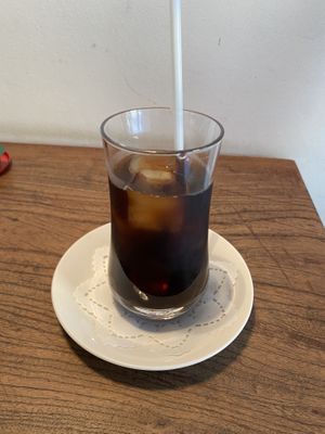 iced organic coffee (big size!!)  at Chocho Kobaru Coffee in Kyoto