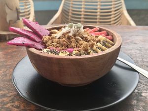 Dragon Smoothie Bowl 😍  at Cookies Coffee Shop and Foods in Lembongan