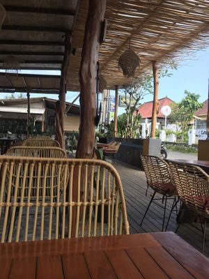 Decorations  at Cookies Coffee Shop and Foods in Lembongan