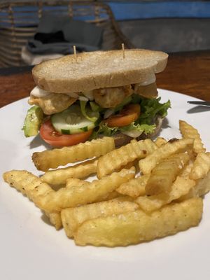 Der Tempe “Burger” 🙏🏼  at Cookies Coffee Shop and Foods in Lembongan