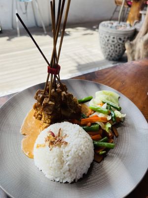 Another tempeh satay  at Cookies Coffee Shop and Foods in Lembongan