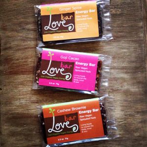 Love Energy Bars at Cafe L.O.V.E. in Durham